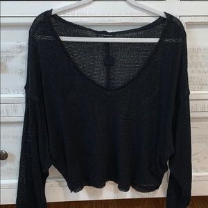 Out from under Logan Jersey slouchy top